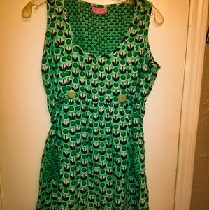 Springy green summer dress with pockets!!!
